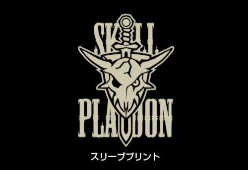 Macross Frontier S.M.S Skull Platoon Cospa Character Black T-shirt