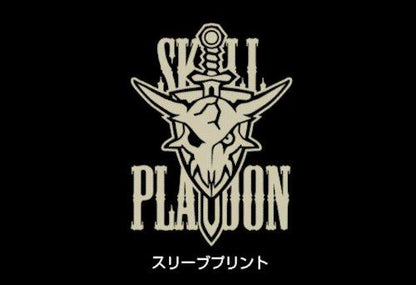 Macross Frontier S.M.S Skull Platoon Cospa Character Black T-shirt