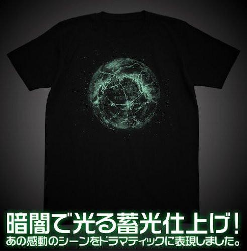Gunbuster Okaerinasai Welcome Home Cospa Character T-shirt Black Glow in the Dark