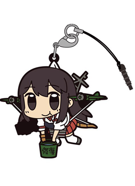 Kantai Collection KanColle Akagi Tsumamare Cospa Pinch Rubber Strap