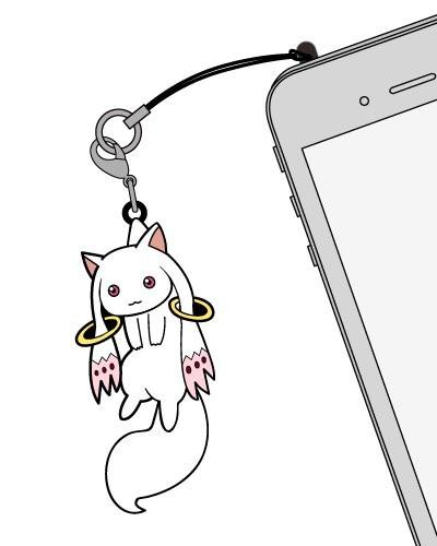 Puella Magi Madoka Magica Rebellion Kyubey Tsumamare Cospa Pinch Rubber Strap