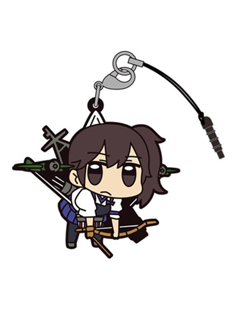 Kantai Collection KanColle Kaga Tsumamare Cospa Pinch Rubber Strap