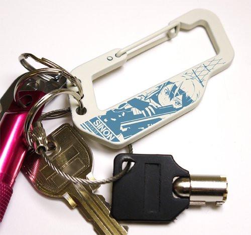 Sword Art Online SAO Sinon Cospa Carabiner Key Chain