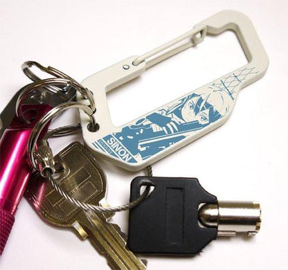 Sword Art Online SAO Sinon Cospa Carabiner Key Chain