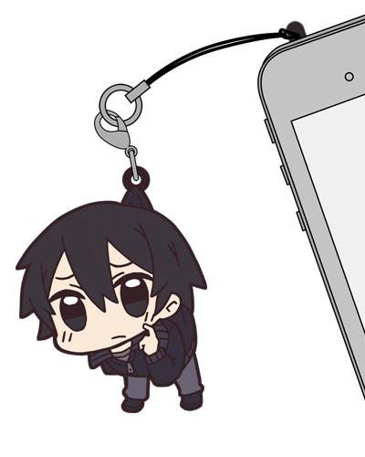 Sword Art Online II Kirito Tsumamare Cospa Pinch Rubber Strap Real ver. SAO