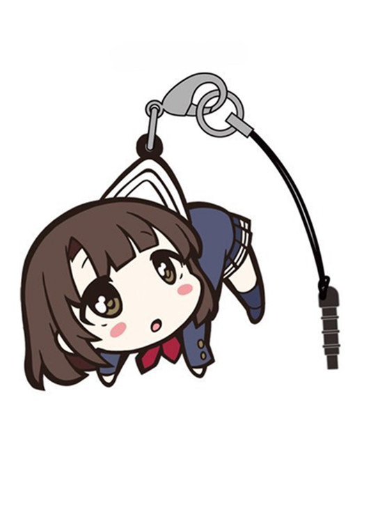 Saekano Megumi Katou Tsumamare Cospa Pinch Rubber Strap
