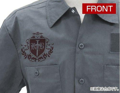 Sword Art Online II Asuna Cospa Gray Work Shirt Sizes L / XL Full Color Back SAO