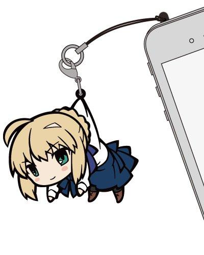 Fate/stay night UBW Saber Cospa Pinch Tsumamare Phone Strap