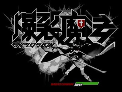 Konosuba Explosion COSPA Character Black T-shirt