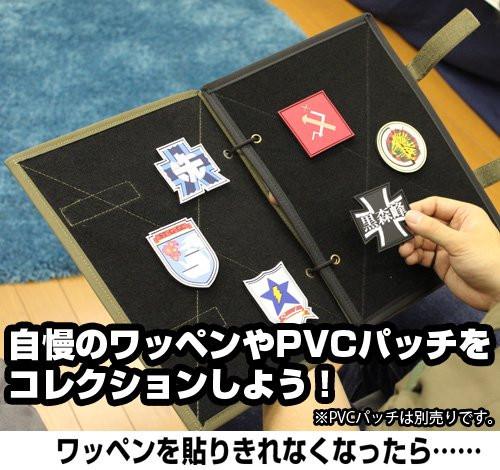 Girls und Panzer Ooarai Girls High School Cospa Velcro Patches Badges Storage Book