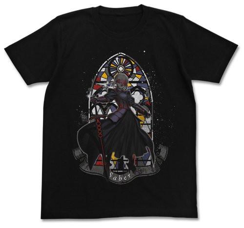 Fate Grand Order Saber Alter Altria Pendragon Cospa T-shirt Black FGO