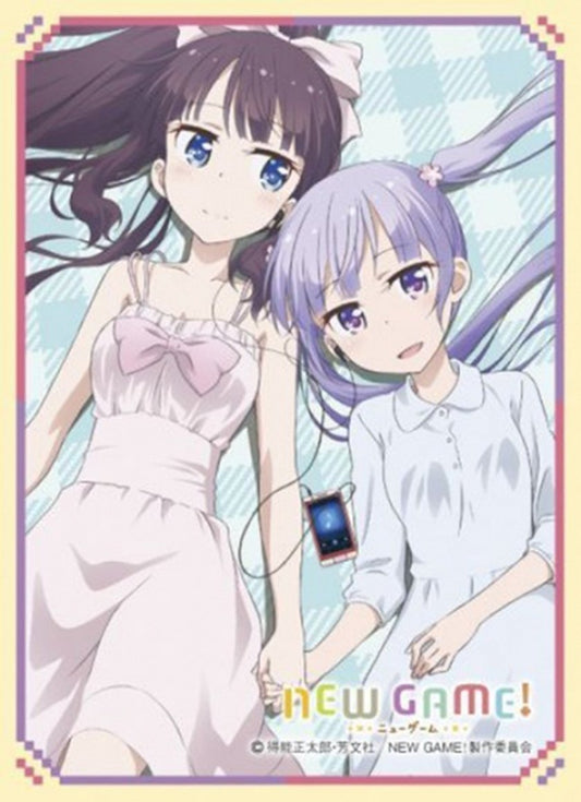 New Game! Deluxe Hifumi and Aoba Sleeves No.DX015 w/ Promo Cards