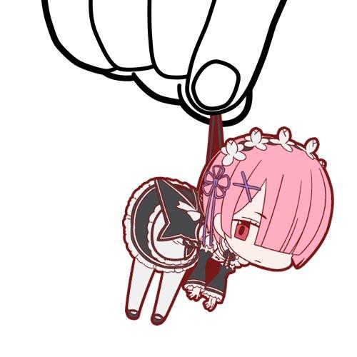 Re:Zero RAM Tsumamare Cospa Pinch Rubber Strap