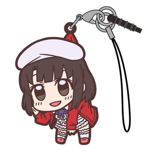 Saekano Megumi Katou Tsumamare Cospa Pinch Rubber Strap