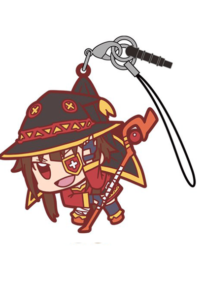Konosuba Megumin Tsumamare Cospa Pinch Rubber Strap