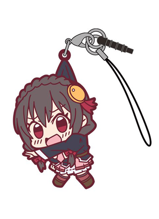 Konosuba Yunyun Tsumamare Cospa Pinch Rubber Strap