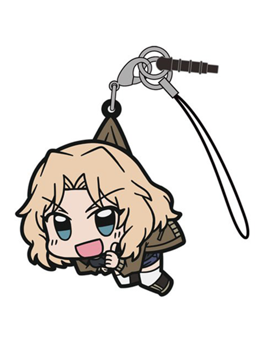 Girls und Panzer Kay KeiCospa Pinch Tsumamare Phone Strap
