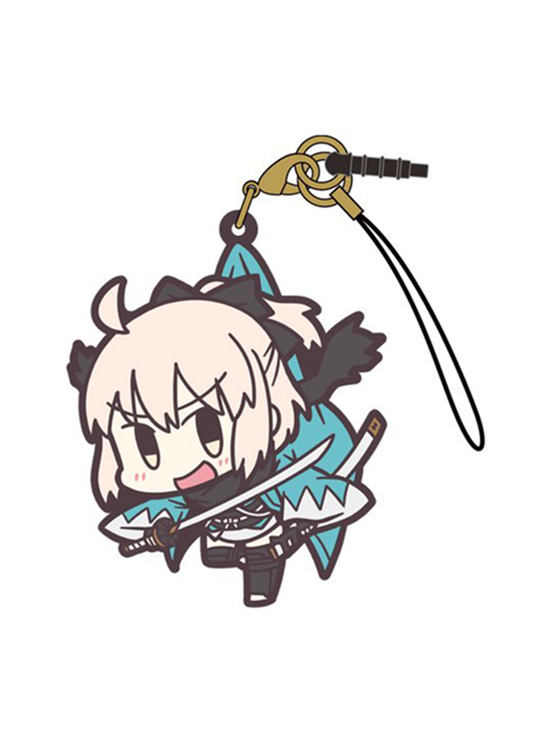 Fate Grand Order Saber/Souji Okita Cospa Pinch Tsumamare Phone Strap FGO