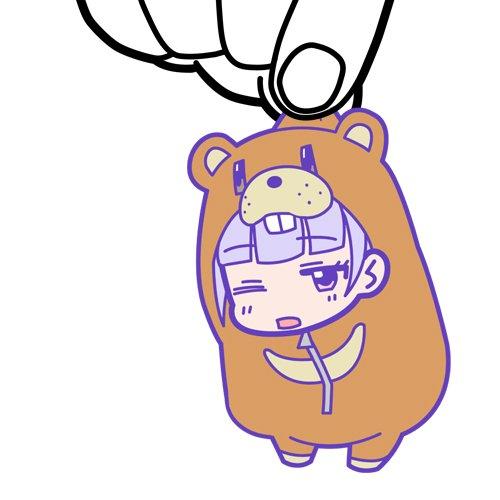 New Game!! Aoba Suzukaze Bear Sleeping Bag Ver. Tsumamare Cospa Pinch Rubber Strap