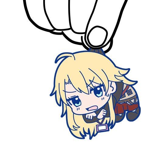 New Game!! Yagami Kou Tsumamare Cospa Pinch Rubber Strap