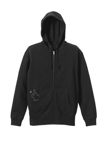Konosuba Chomusuke COSPA Black Parka Hoodie Size XL