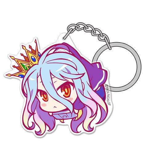 No Game No Life NGNL Shiro Tsumamare Cospa Acrylic Mascot Key Chain