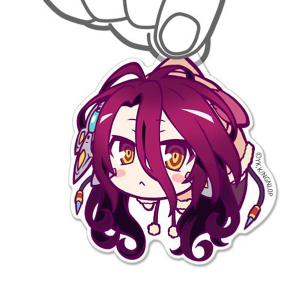 No Game No Life Zero NGNL Schwi Shuvi Dola Cospa Pinch Tsumamare Acrylic Mascot Key Chain w/Bonus