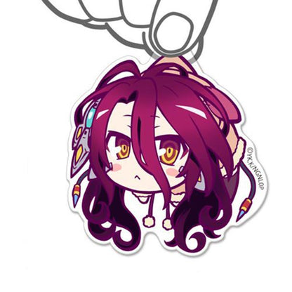 No Game No Life Zero NGNL Schwi Shuvi Dola Cospa Pinch Tsumamare Acrylic Mascot Key Chain w/Bonus