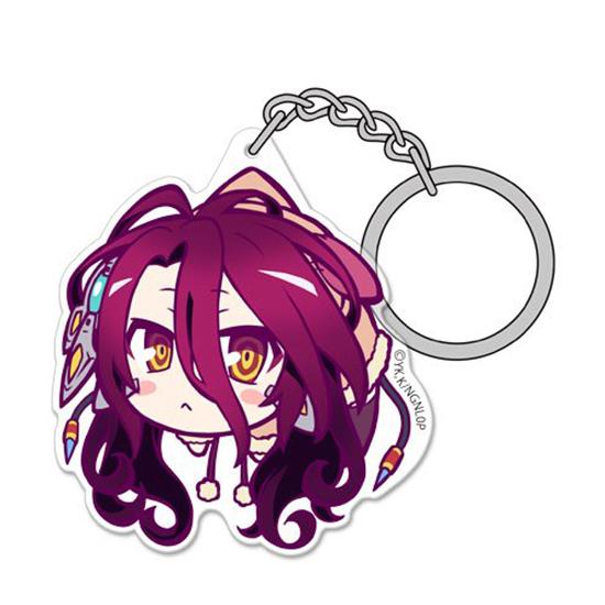 No Game No Life Zero NGNL Schwi Shuvi Dola Cospa Pinch Tsumamare Acrylic Mascot Key Chain w/Bonus