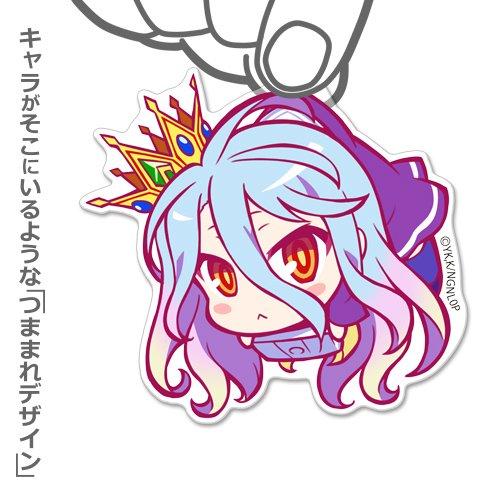 No Game No Life NGNL Shiro Tsumamare Cospa Acrylic Mascot Strap
