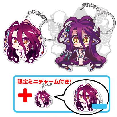 No Game No Life Zero NGNL Schwi Shuvi Dola Cospa Pinch Tsumamare Acrylic Mascot Key Chain w/Bonus