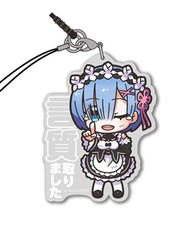 Re:Zero REM Make Somebody Promise Cospa Acrylic Mascot Strap