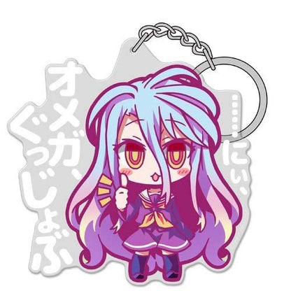 No Game No Life NGNL Shiro Omega Good Job Cospa Acrylic Mascot Key Chain