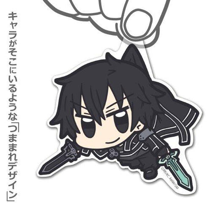 Sword Art Online -Ordinal ScaleKirito Tsumamare Cospa Pinch Acrylic Strap SAO
