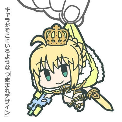 Fate/Grand Order Archer Altria Pendragon Cospa Tsumamare Pinch Rubber Strap FGO