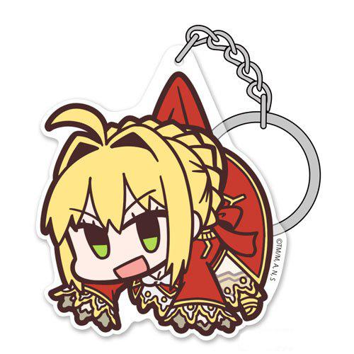 Fate/EXTRA Last Encore Nero Claudius Red Saber Tsumamare Cospa Pinch Acrylic Key Chain Mascot