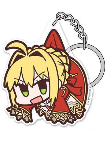 Fate/EXTRA Last Encore Nero Claudius Red Saber Tsumamare Cospa Pinch Acrylic Key Chain Mascot
