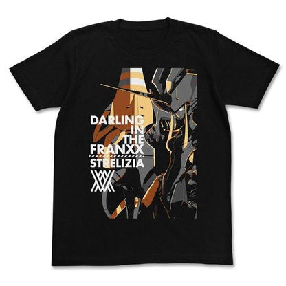 Darling in the FranXX Strelizia Character Cospa T-shirt Black