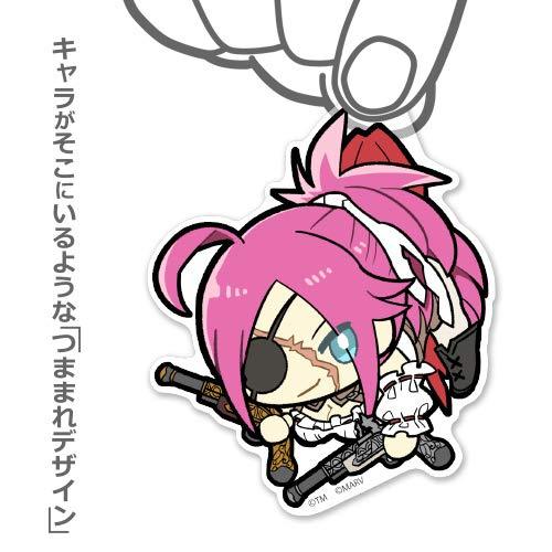 Fate/Extella Link Rider Drake Tsumamare Pinch Character Acrylic Mascot Strap