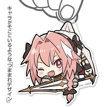 Fate/Extella Link Rider Astolfo Tsumamare Pinch Character Acrylic Mascot Strap