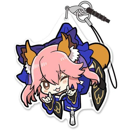 Fate/Extella Link Caster Tamamo-no-Mae Tsumamare Pinch Character Acrylic Mascot Strap