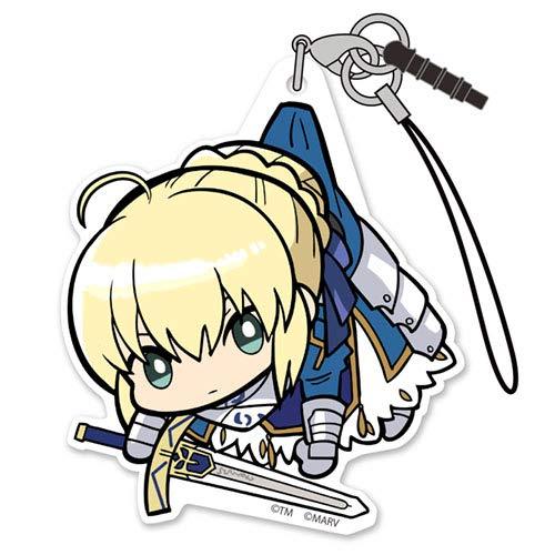 Fate/Extella Link Saber Altria Pendragon Tsumamare Pinch Character Acrylic Mascot Strap