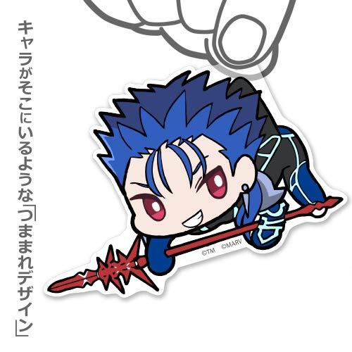 Fate/Extella Link Lancer Cu Chulainn Tsumamare Pinch Character Acrylic Mascot Strap