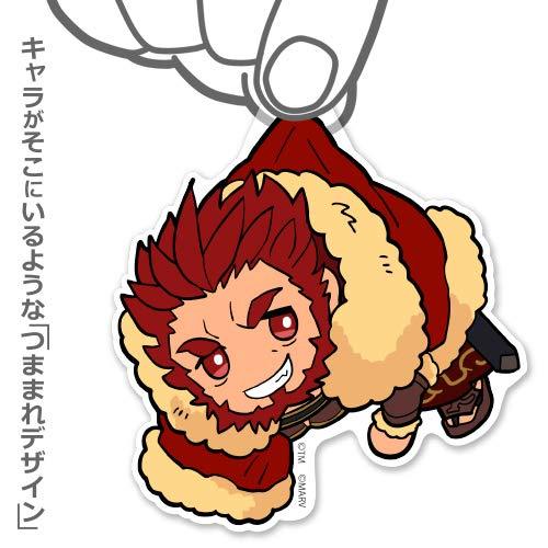Fate/Extella Link Rider Iskandar Tsumamare Pinch Character Acrylic Mascot Strap