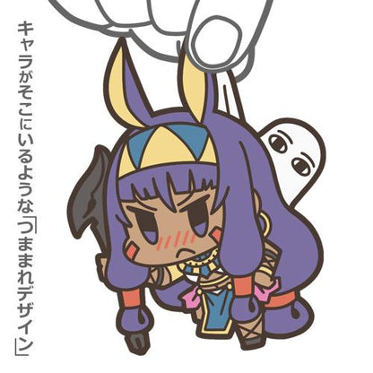 Fate Grand Order Caster Nitocris Cospa Character Rubber Pinch Tsumamare Key Chain Mascot FGO