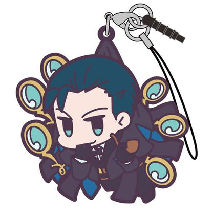 Fate Grand Order Ruler Sherlock Holmes Cospa Character Rubber Pinch Tsumamare Strap Mascot FGO