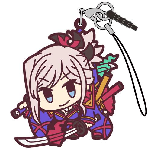Fate Grand Order Saber Miyamoto Musashi Cospa Character Rubber Pinch Tsumamare Strap Mascot FGO