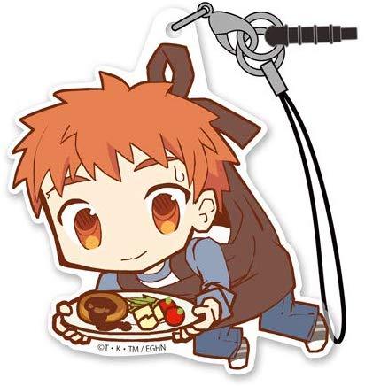 Today`s Menu for Emiya Family Shiro Emiya Tsumamare Cospa Pinch Acrylic Strap
