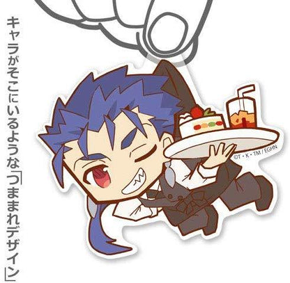 Today`s Menu for Emiya Family Lancer Cu Chulainn Tsumamare Cospa Pinch Acrylic Strap