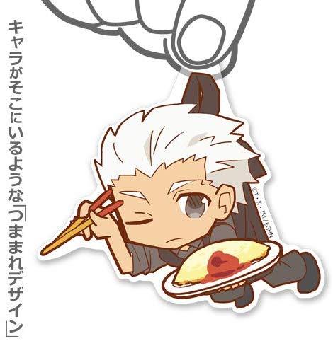 Today`s Menu for Emiya Family Archer Emiya Tsumamare Cospa Pinch Acrylic Strap